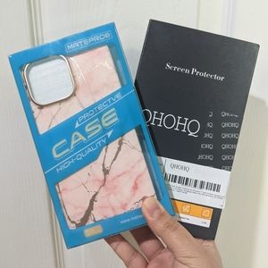 Iphone 13 pro max case and screen protector Bundle